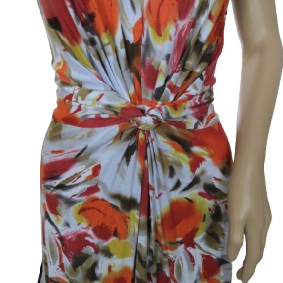 Nicole Benisti Cinched Waist Floral Dress - Picture 3 of 6